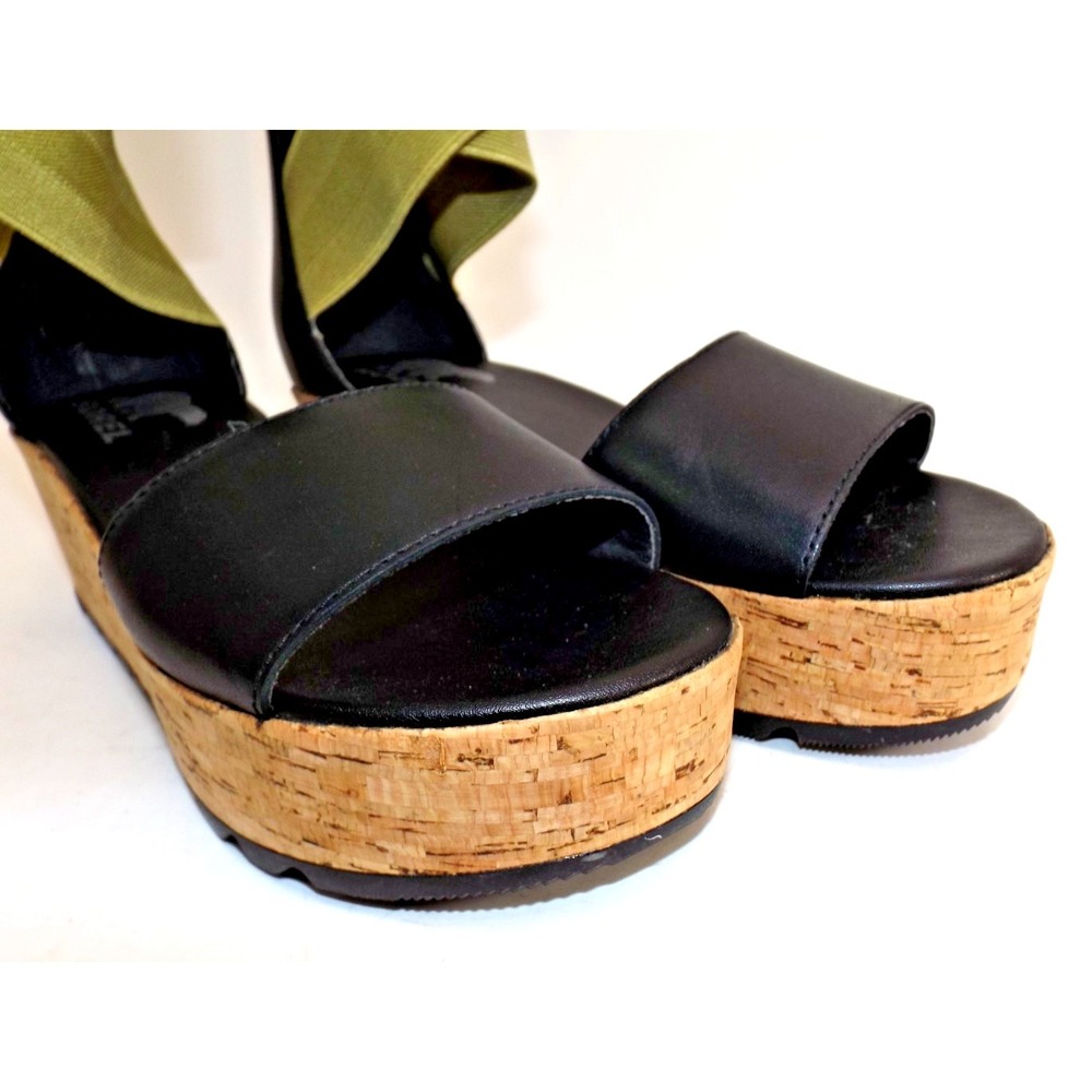 Sorel Cameron Flatform Wedge Ankle Strap Sandals Size 6 - Picture 13 of 13